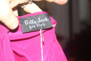 Vintage Nod 1980's Billy Jack Maroon Dress