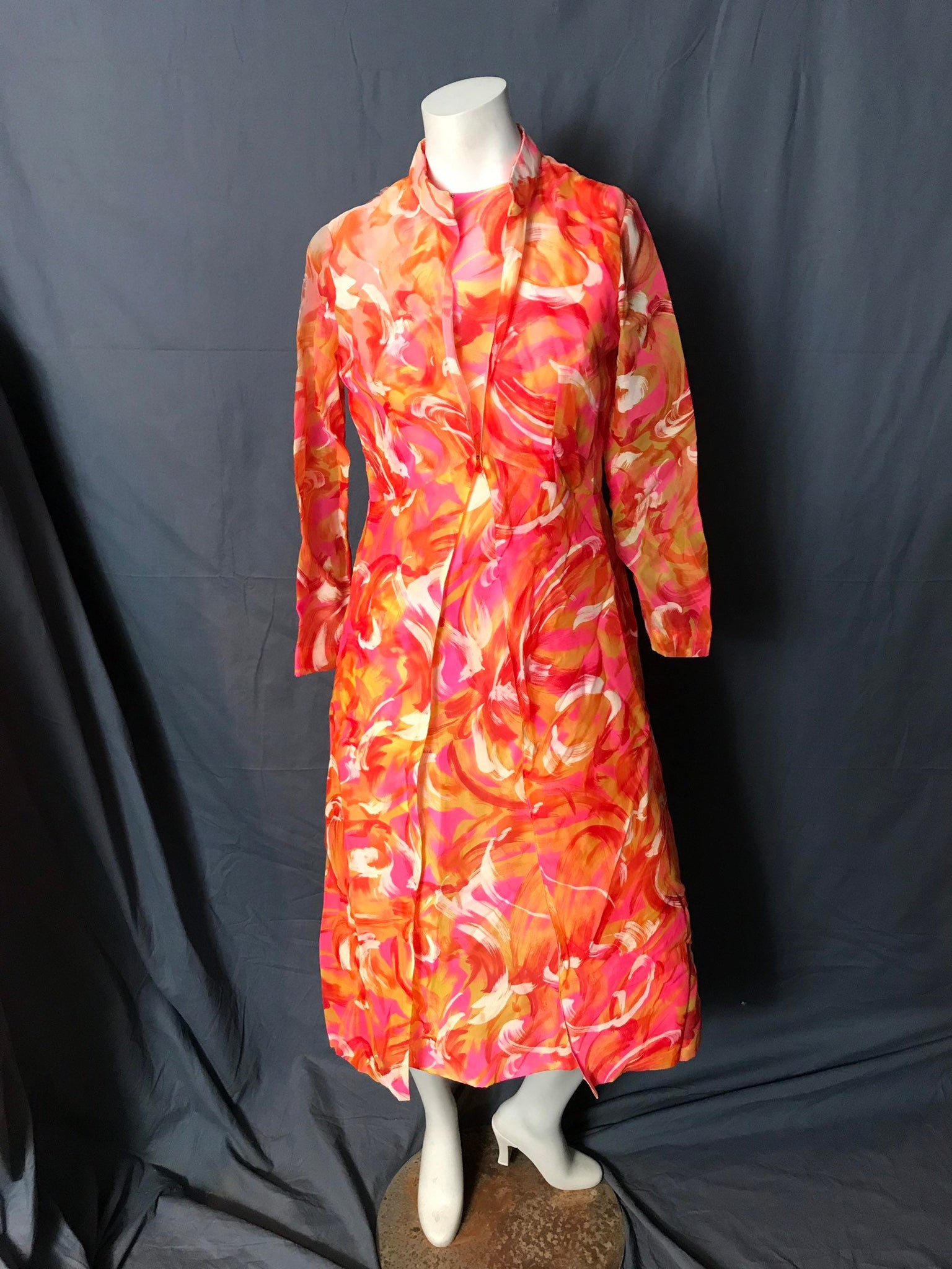 Vintage 60's 70's Mod Dress and Jacket M