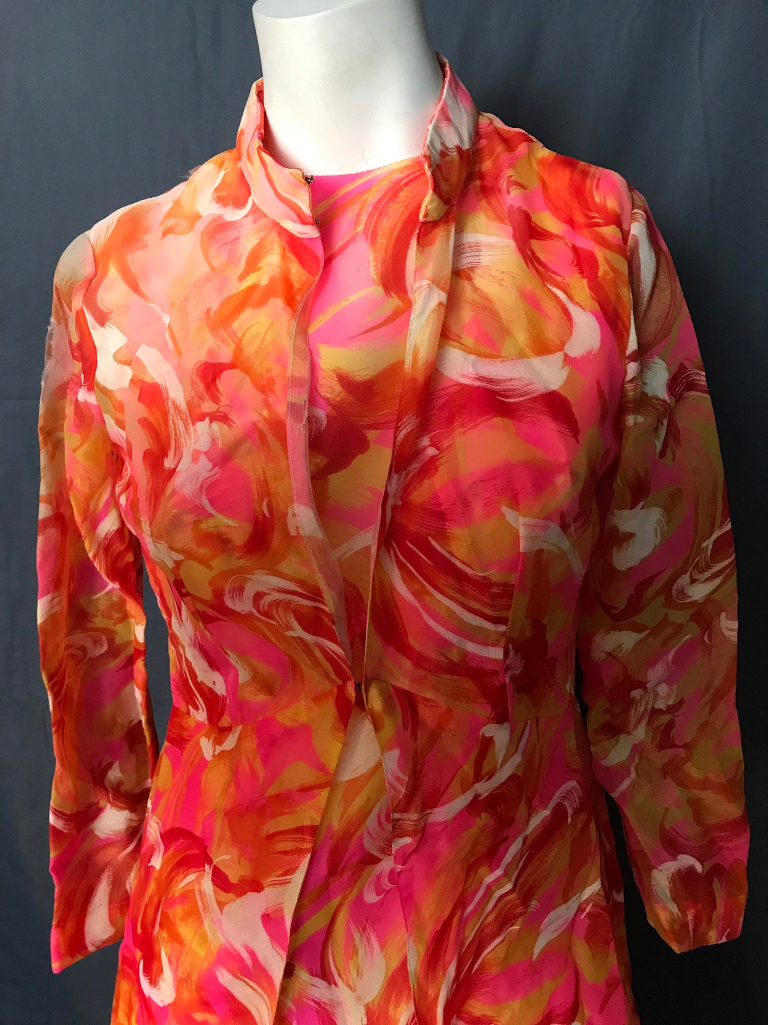 Vintage 60's 70's Mod Dress and Jacket M