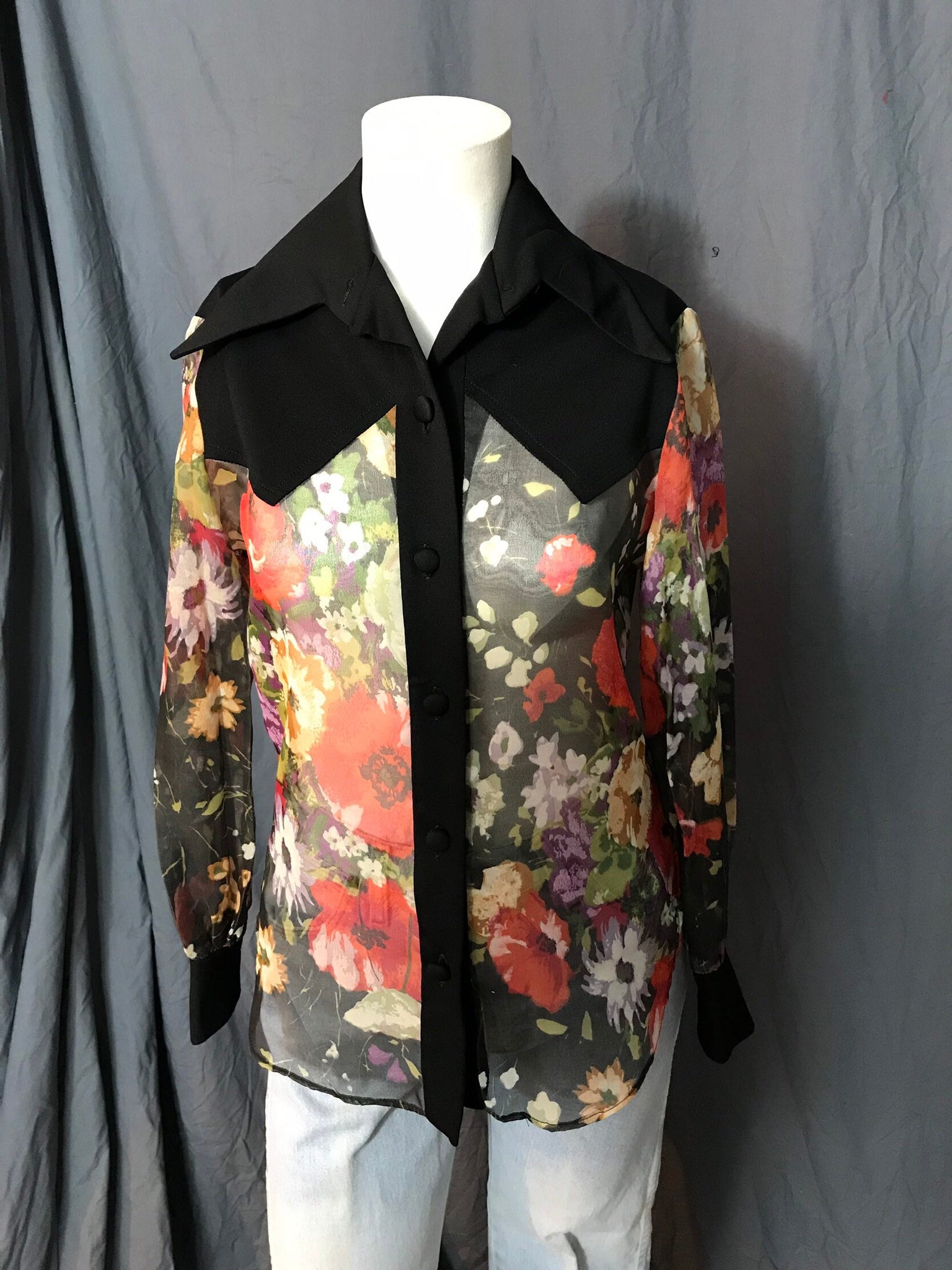 Vintage Frederick’s of Hollywood western 1970’s shirt M