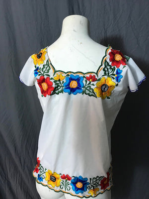 Vintage Mexican top shirt S M