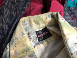 Vintage 1970’s Focus Career Club flannel duck shirt M