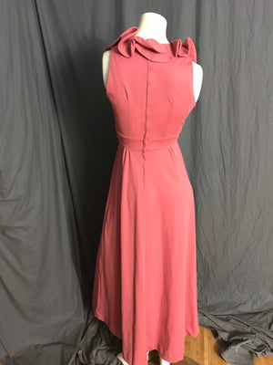 Vintage 70’s rose Meleny Road long maxi dress M