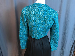 Vintage Georgia Griffin 70’s turquoise short jacket M