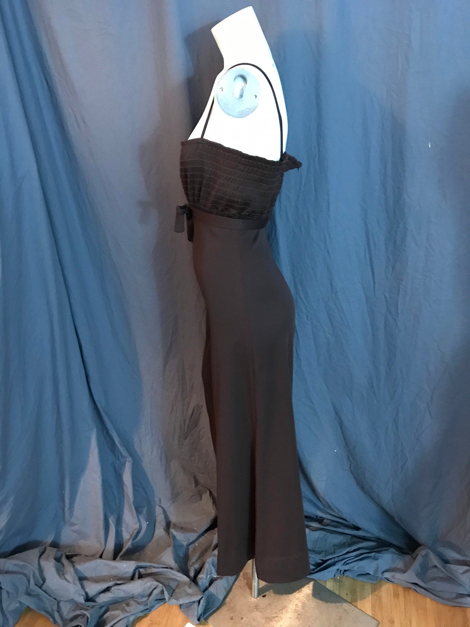 Vintage 1970’s brown bell bottom jumpsuit M