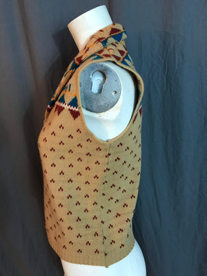 Vintage 1970’s sweater vest top M