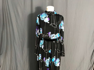 Vintage R&K Knits 1970’s long mod dress 12