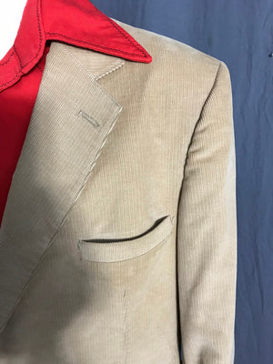 Vintage Levi’s tan corduroy sports coat suit 46 R