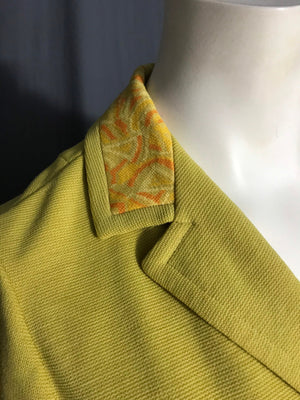 Vintage 1970’s Butte Knit mustard yellow women’s suit M
