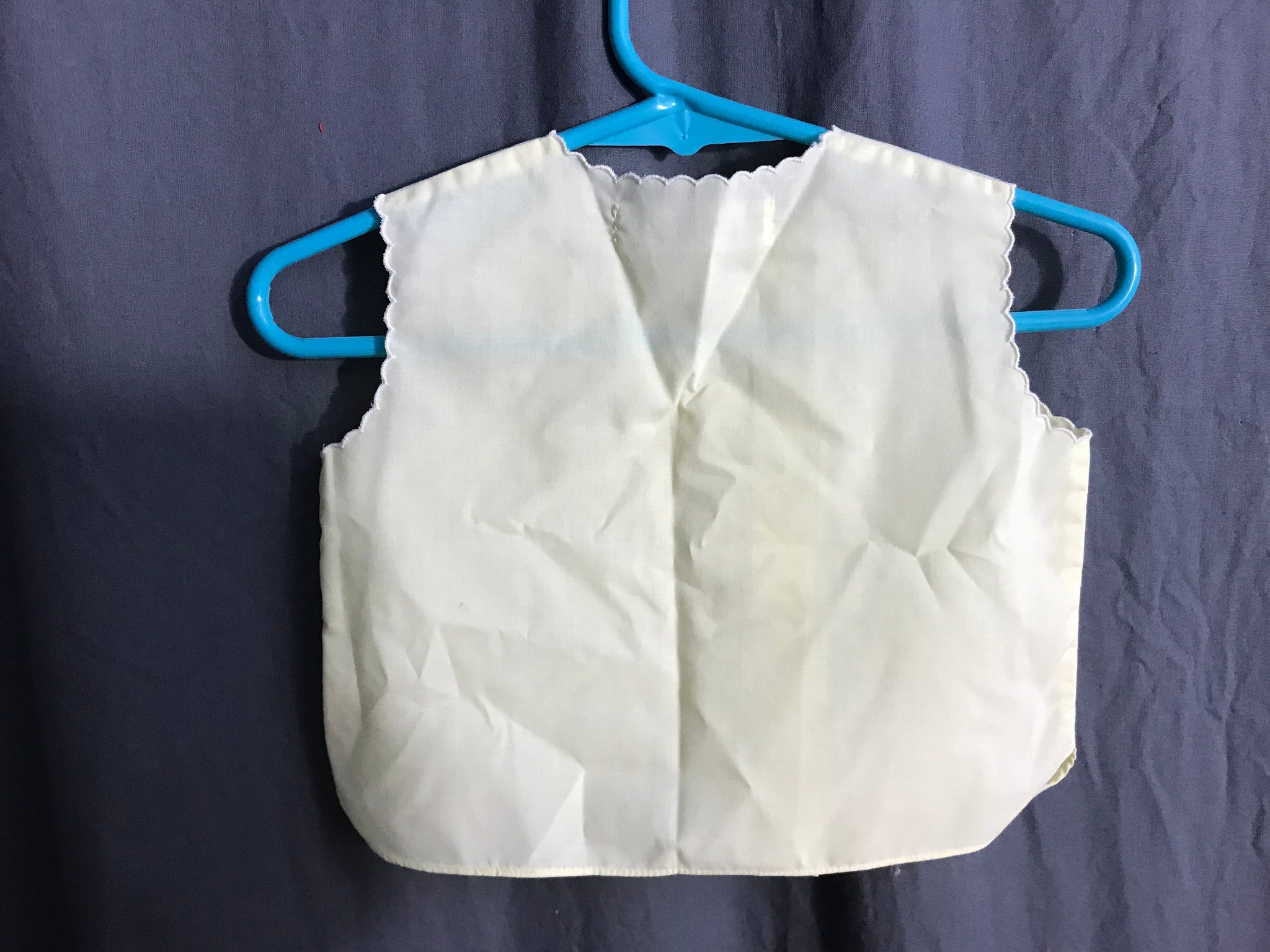 Vintage yellow baby Togs diaper shirt 3 - 8 months