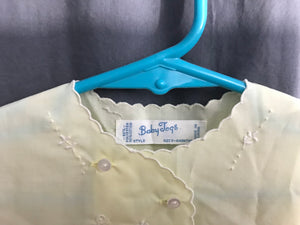 Vintage yellow baby Togs diaper shirt 3 - 8 months