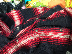 Vintage 1970's Leisure Club men's towel wrap robe M