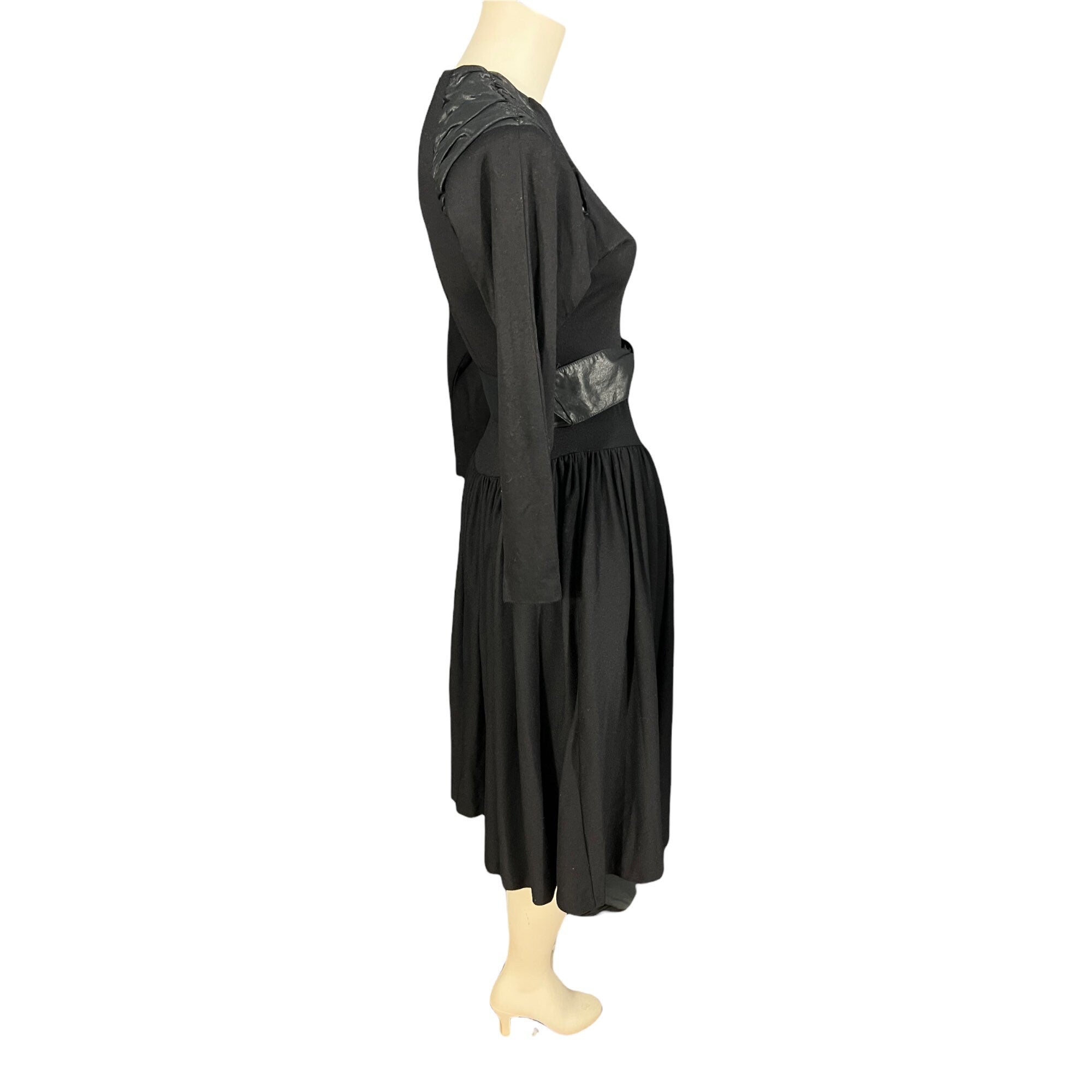 Vintage 80's go Vicki drop waist dress M