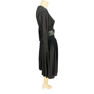 Vintage 80's go Vicki drop waist dress M