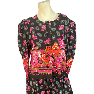 Vintage 80's RGY skirt dress set sz 14 L