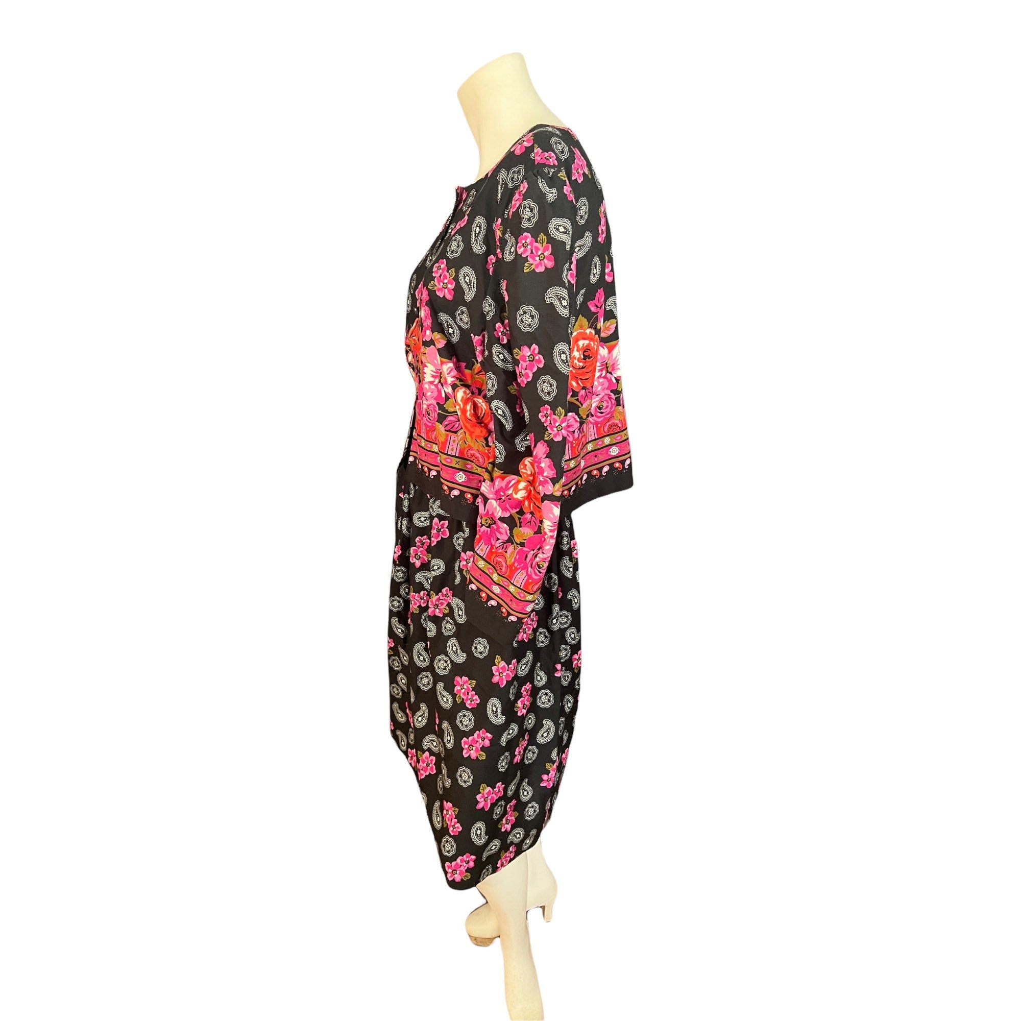 Vintage 80's RGY skirt dress set sz 14 L