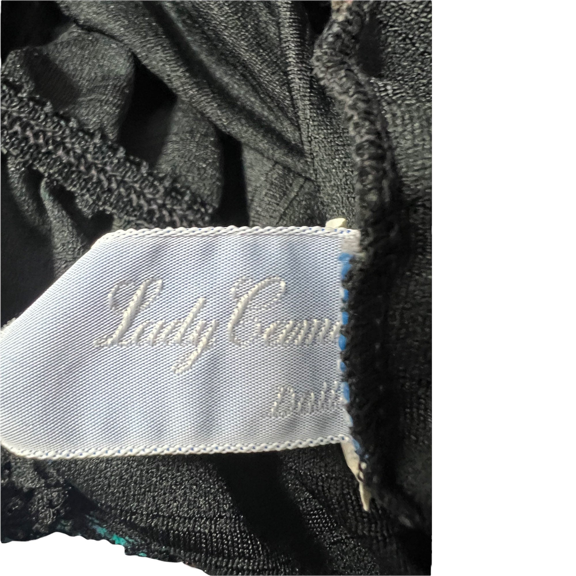 Vintage black Lady Cameo camisole lingerie S