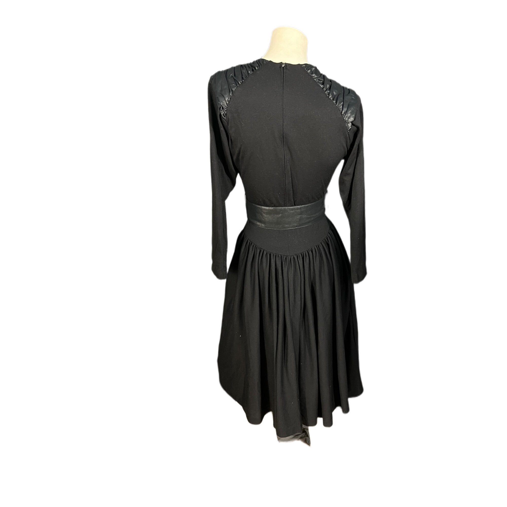 Vintage 80's go Vicki drop waist dress M