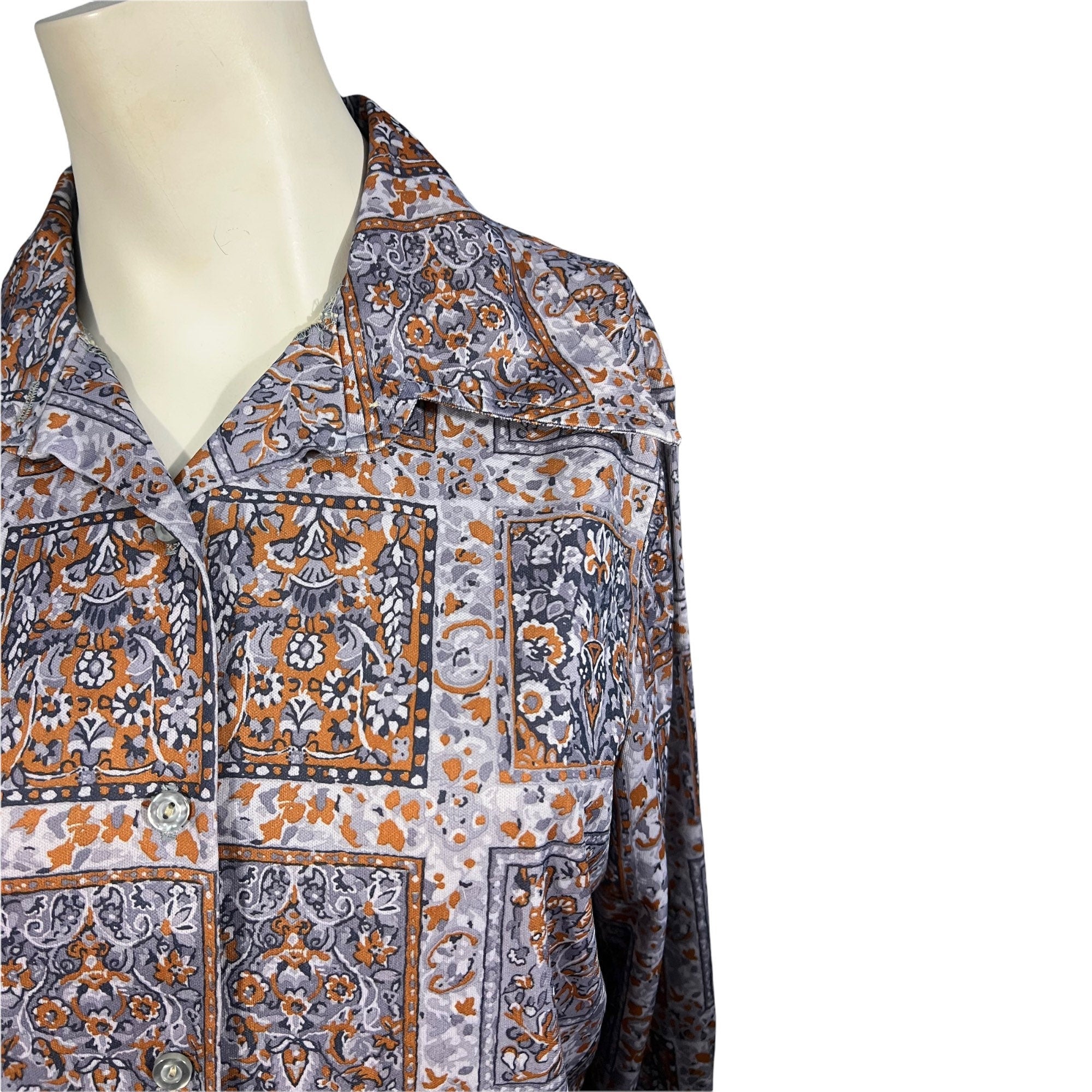 Vintage 70's Lady Devon shirt L XL 40