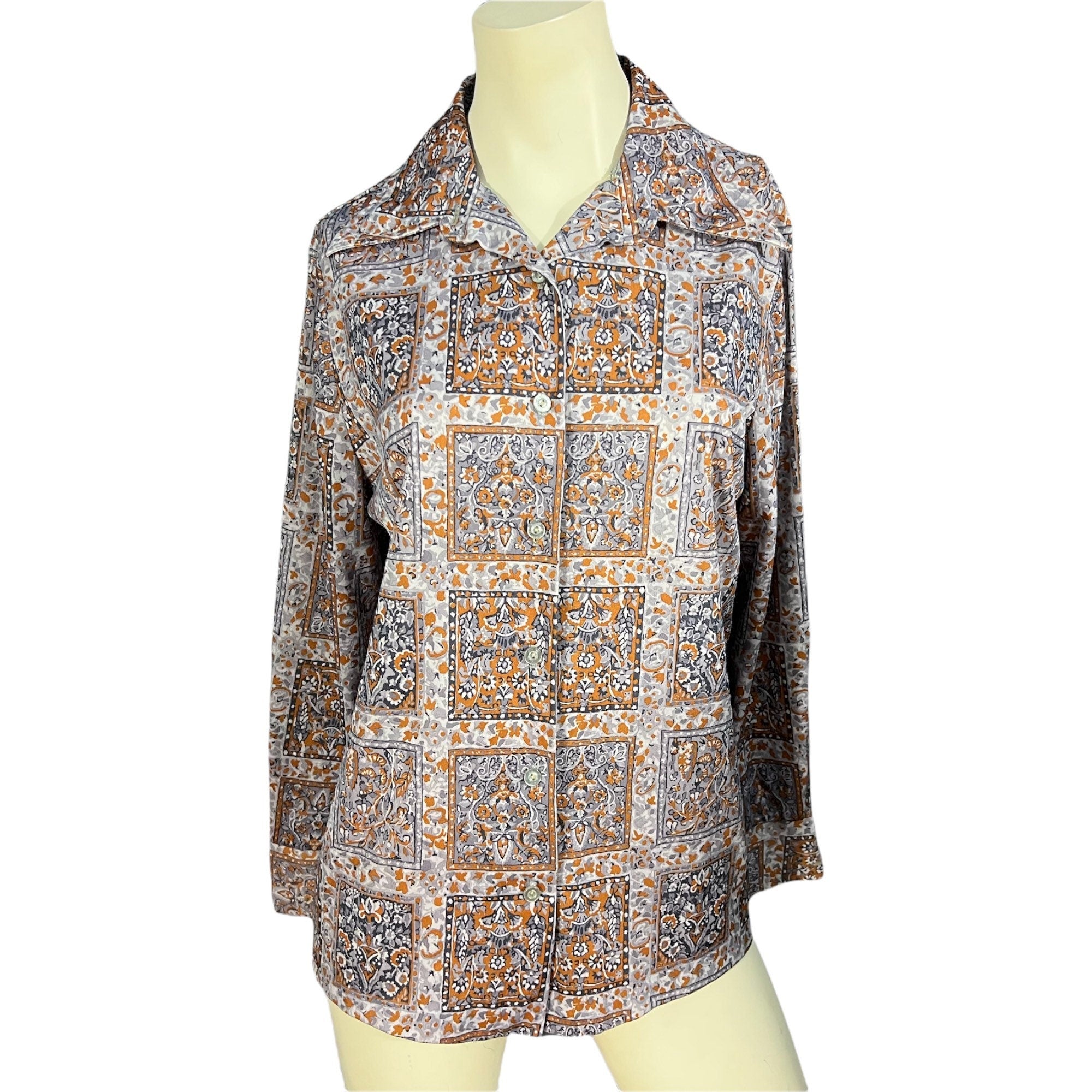 Vintage 70's Lady Devon shirt L XL 40