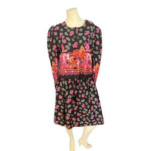 Vintage 80's RGY skirt dress set sz 14 L