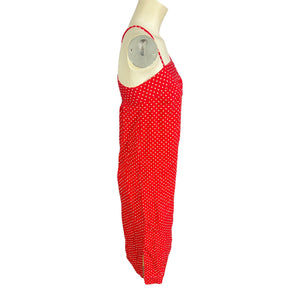 Vintage Land dress red and white polka dot S