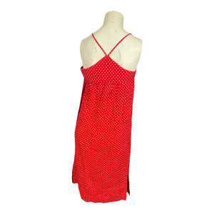 Vintage Land dress red and white polka dot S