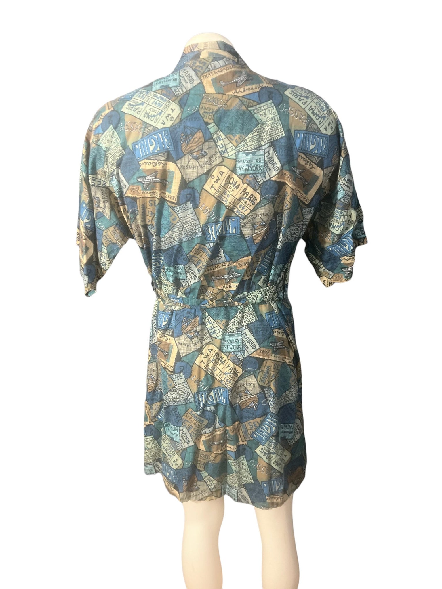 Vintage Men's 70's Weldon mod pattern robe