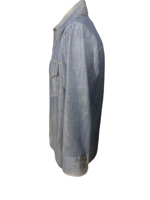 Vintage 70's jean jacket shirt Sears Roebuck 44
