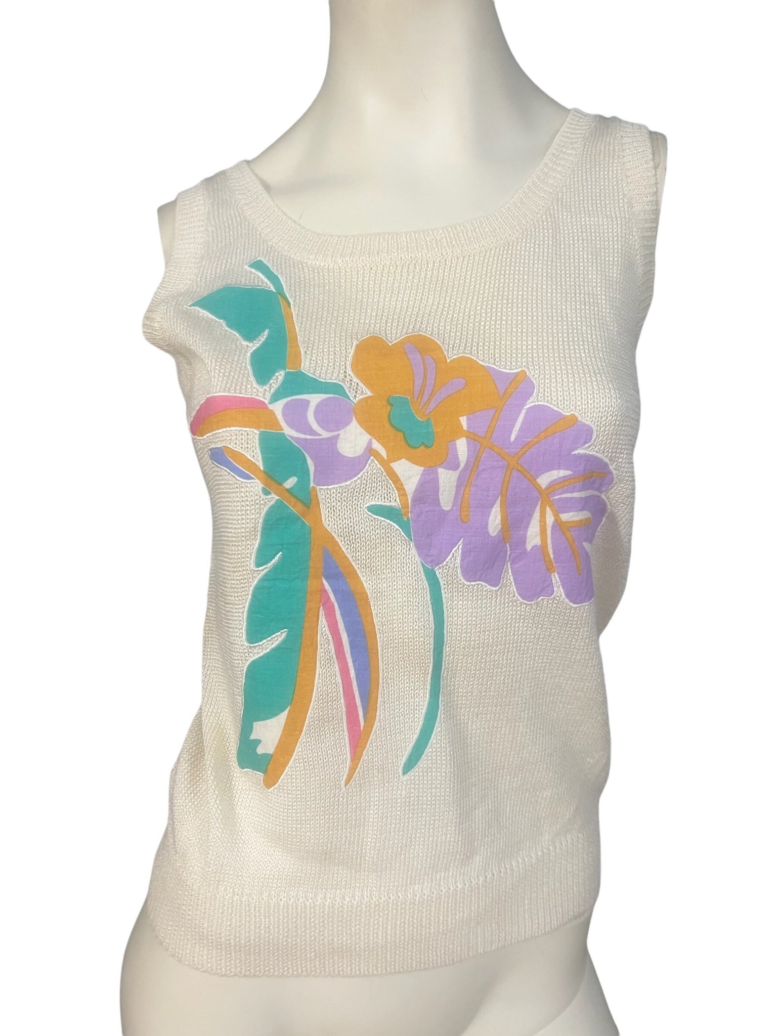 Vintage 80's sweater tank top Condor M