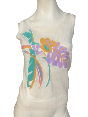 Vintage 80's sweater tank top Condor M