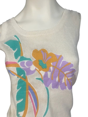 Vintage 80's sweater tank top Condor M