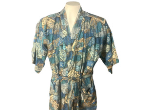 Vintage Men's 70's Weldon mod pattern robe