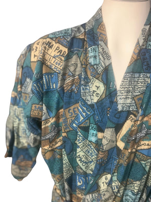 Vintage Men's 70's Weldon mod pattern robe