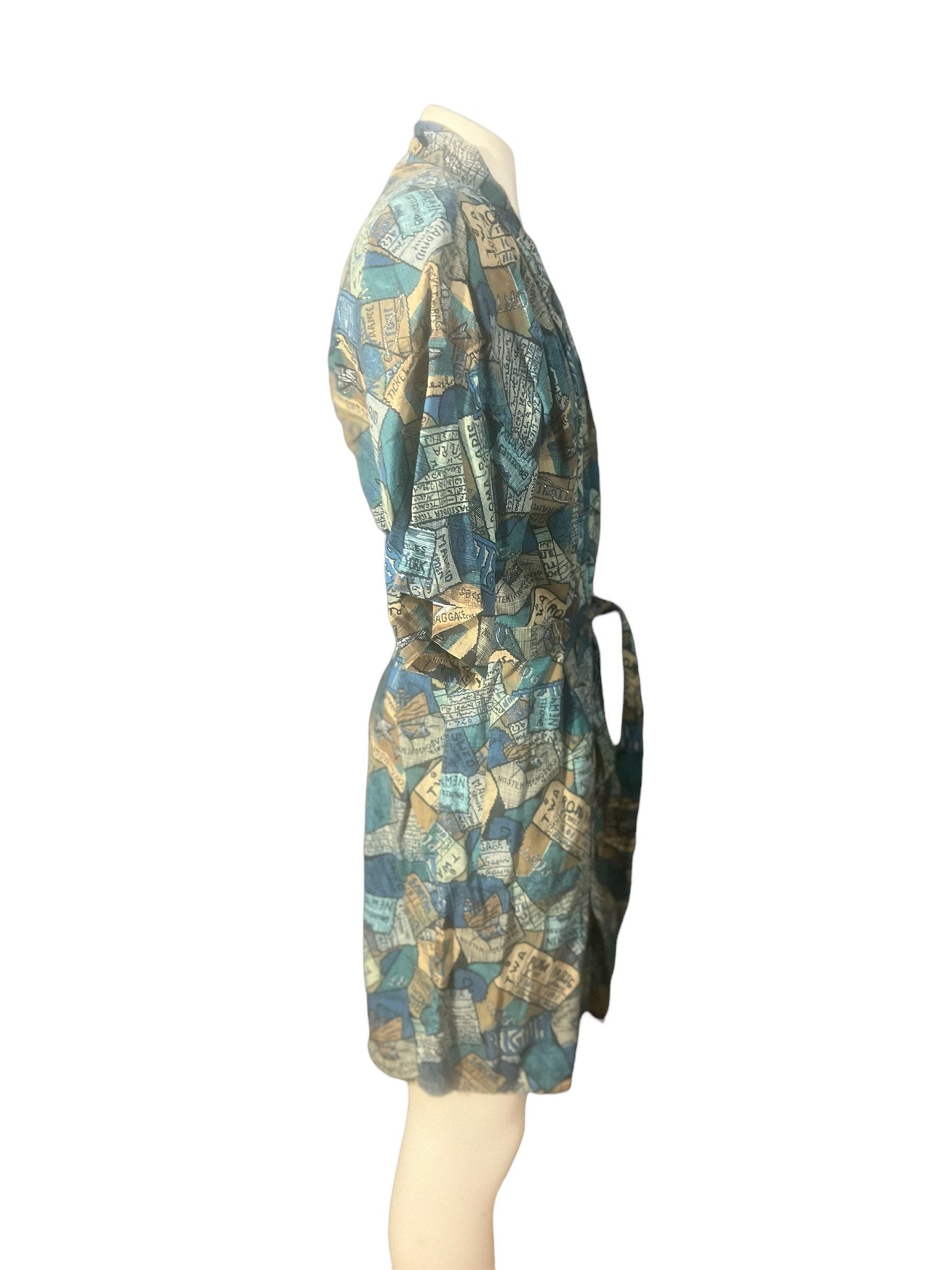 Vintage Men's 70's Weldon mod pattern robe