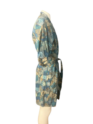Vintage Men's 70's Weldon mod pattern robe
