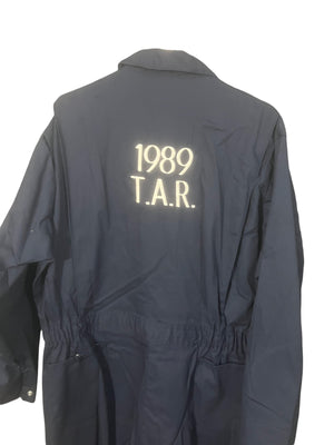 Vintage 80's blue jumpsuit coveralls L 44
