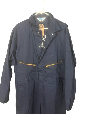 Vintage 80's blue jumpsuit coveralls L 44