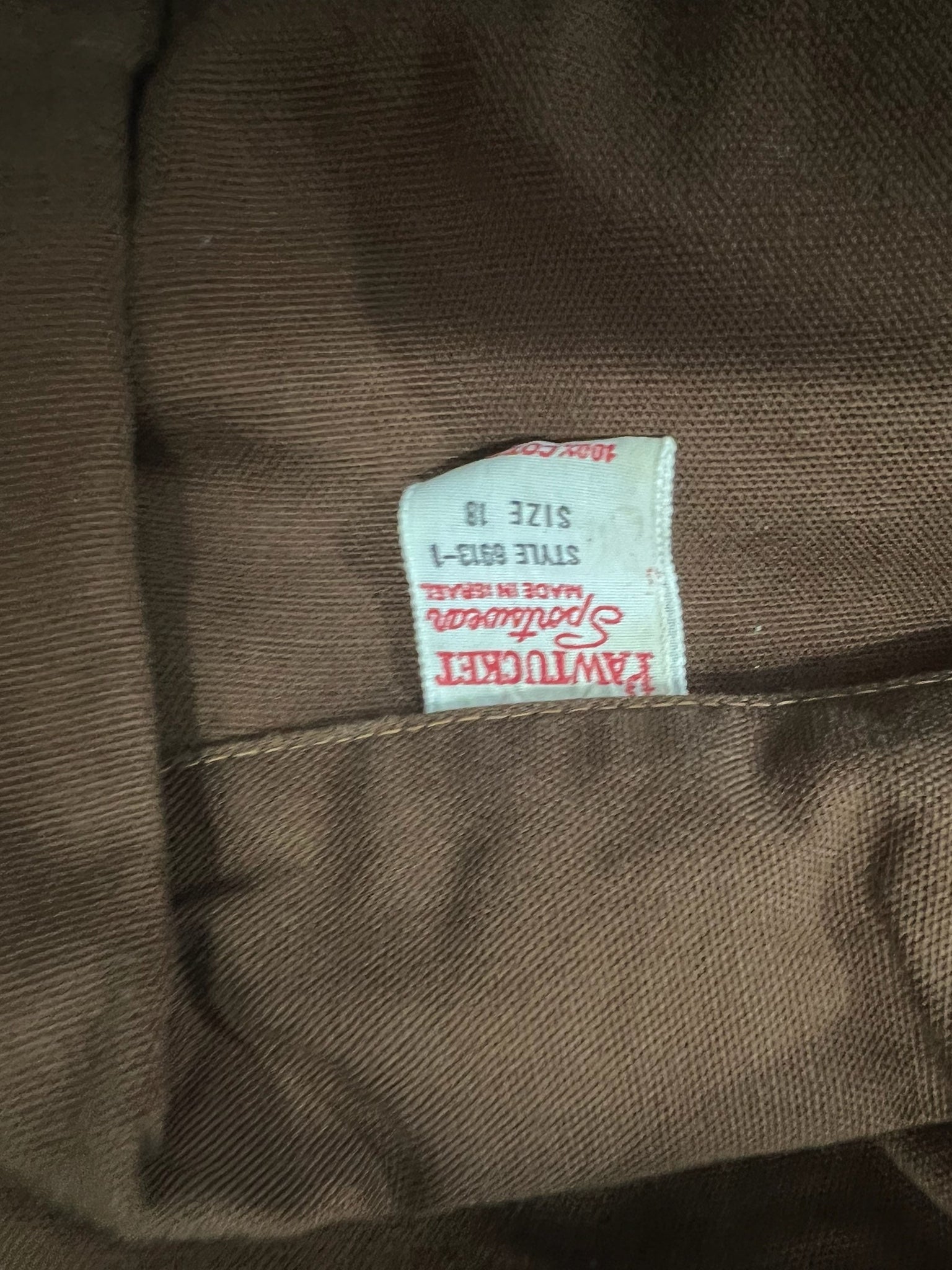Vintage 70's mens shirt Pawtucket Sportswear 18