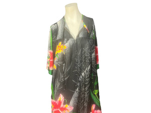 Vintage 70's Lounge Master dress caftan L