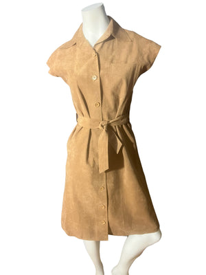 Vintage 70's blassport ultra suede dress 4