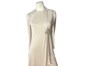 Vintage 70's 80's Caron Petite sequin party dress M L