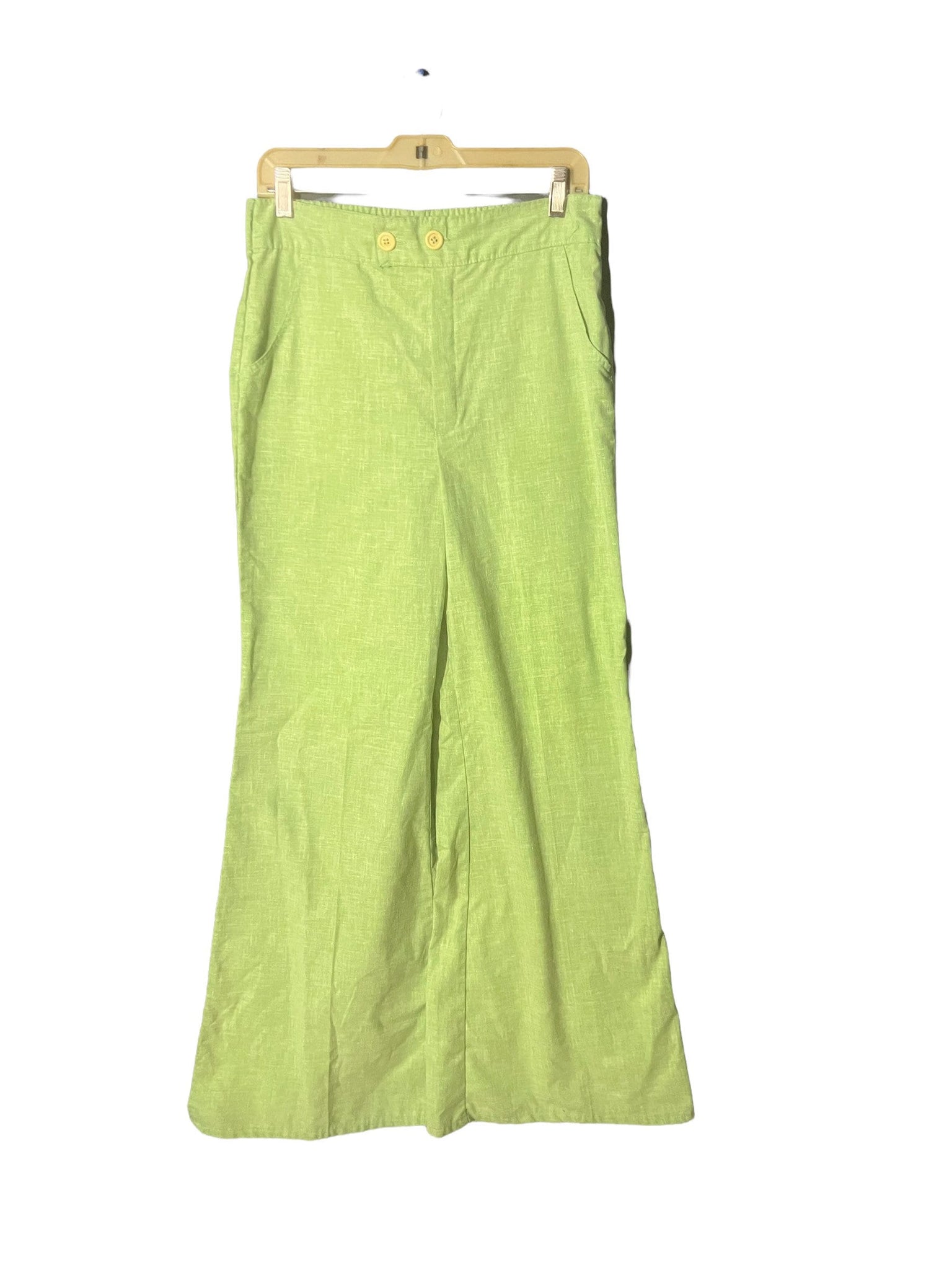 Vintage 70's green bellbottoms L