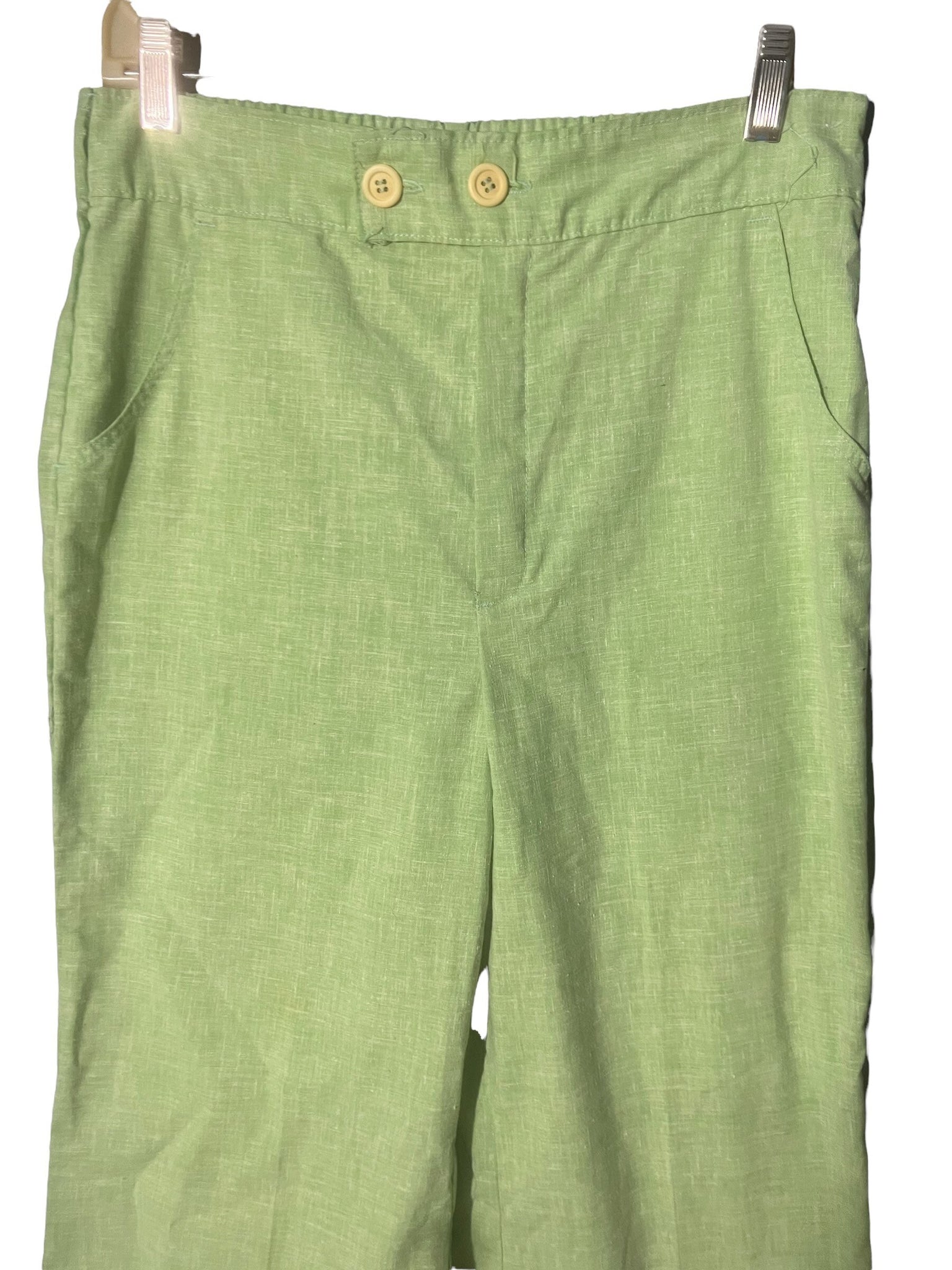 Vintage 70's green bellbottoms L