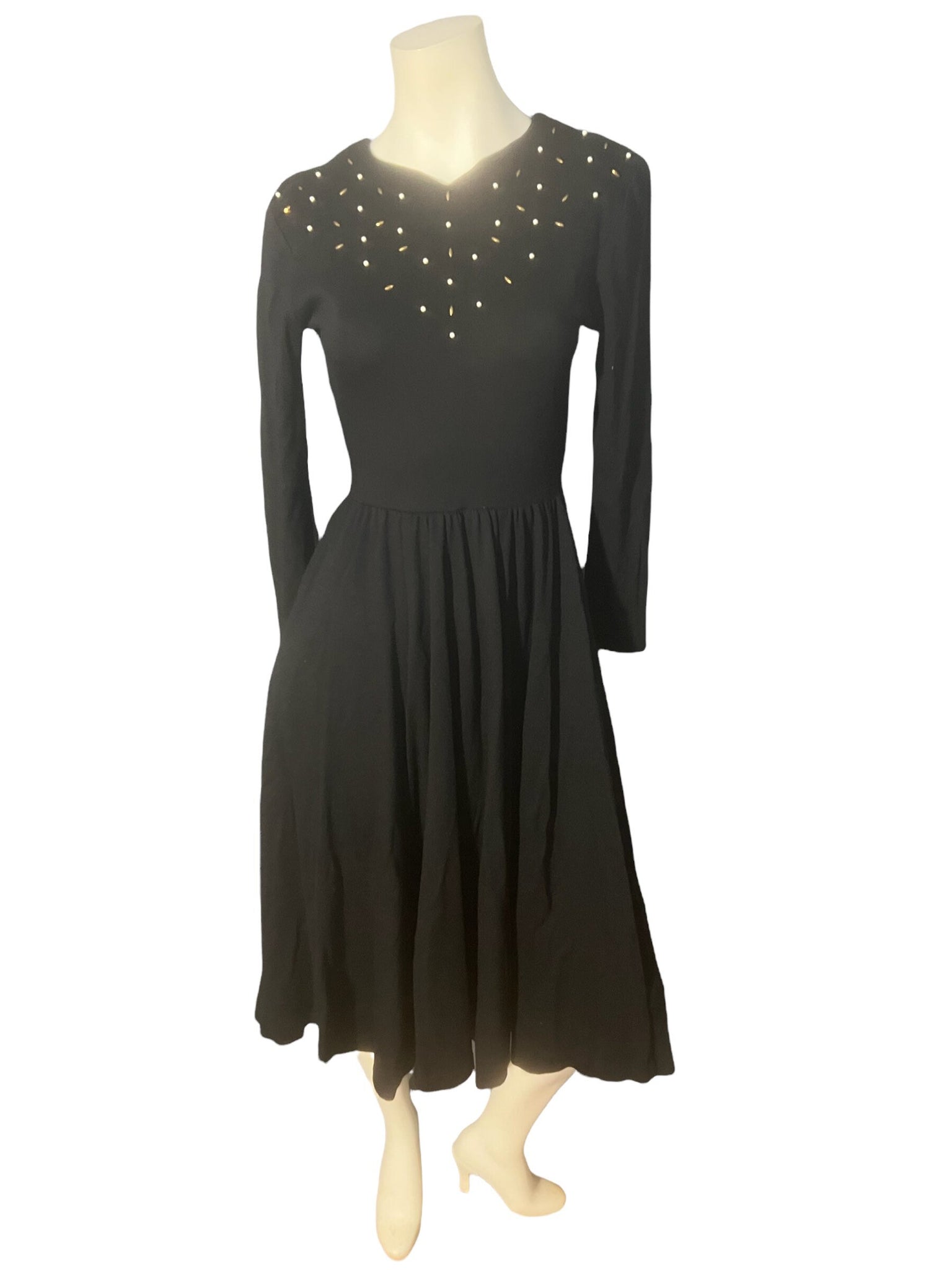 Vintage 80’s Expo black cotton dress 6