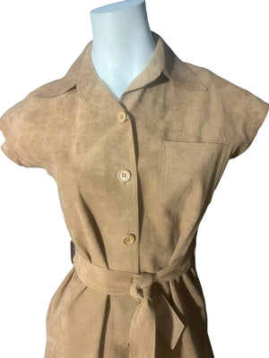 Vintage 70's blassport ultra suede dress 4