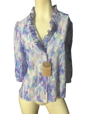 Vintage 70's Jo Hardin women's shirt L