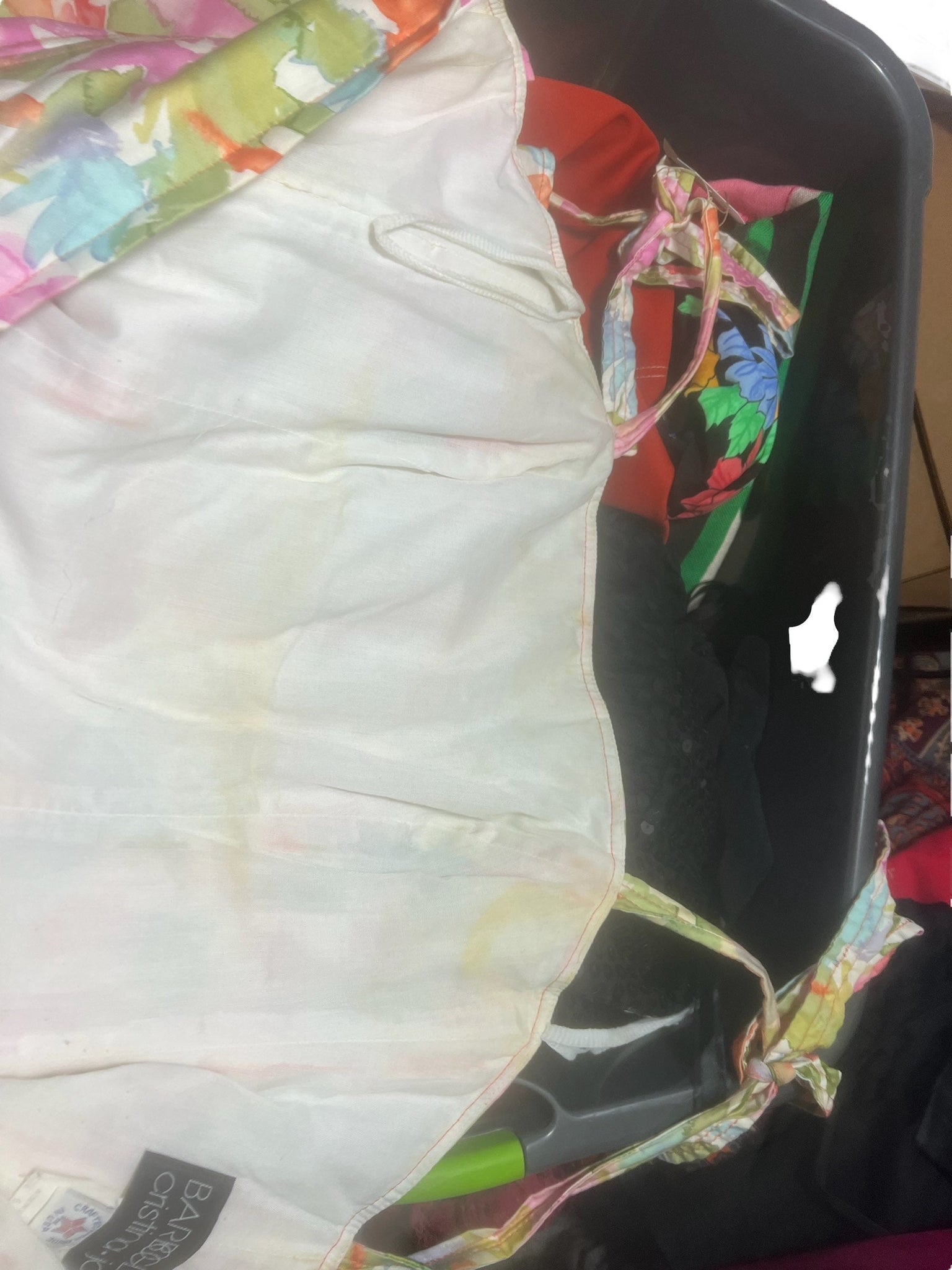 Vintage 80's Barboglio Cristina corset party sun dress 6 S