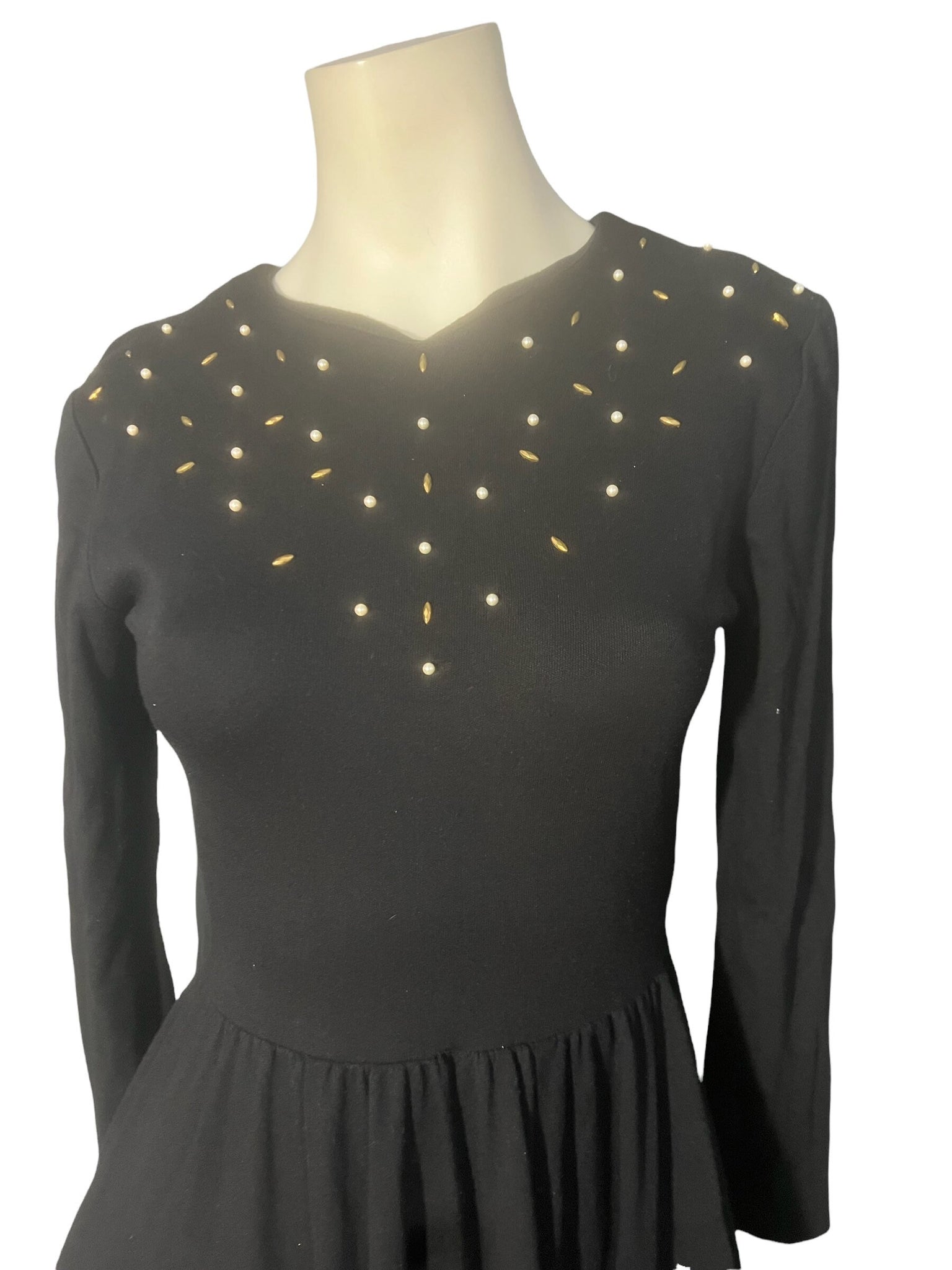 Vintage 80’s Expo black cotton dress 6