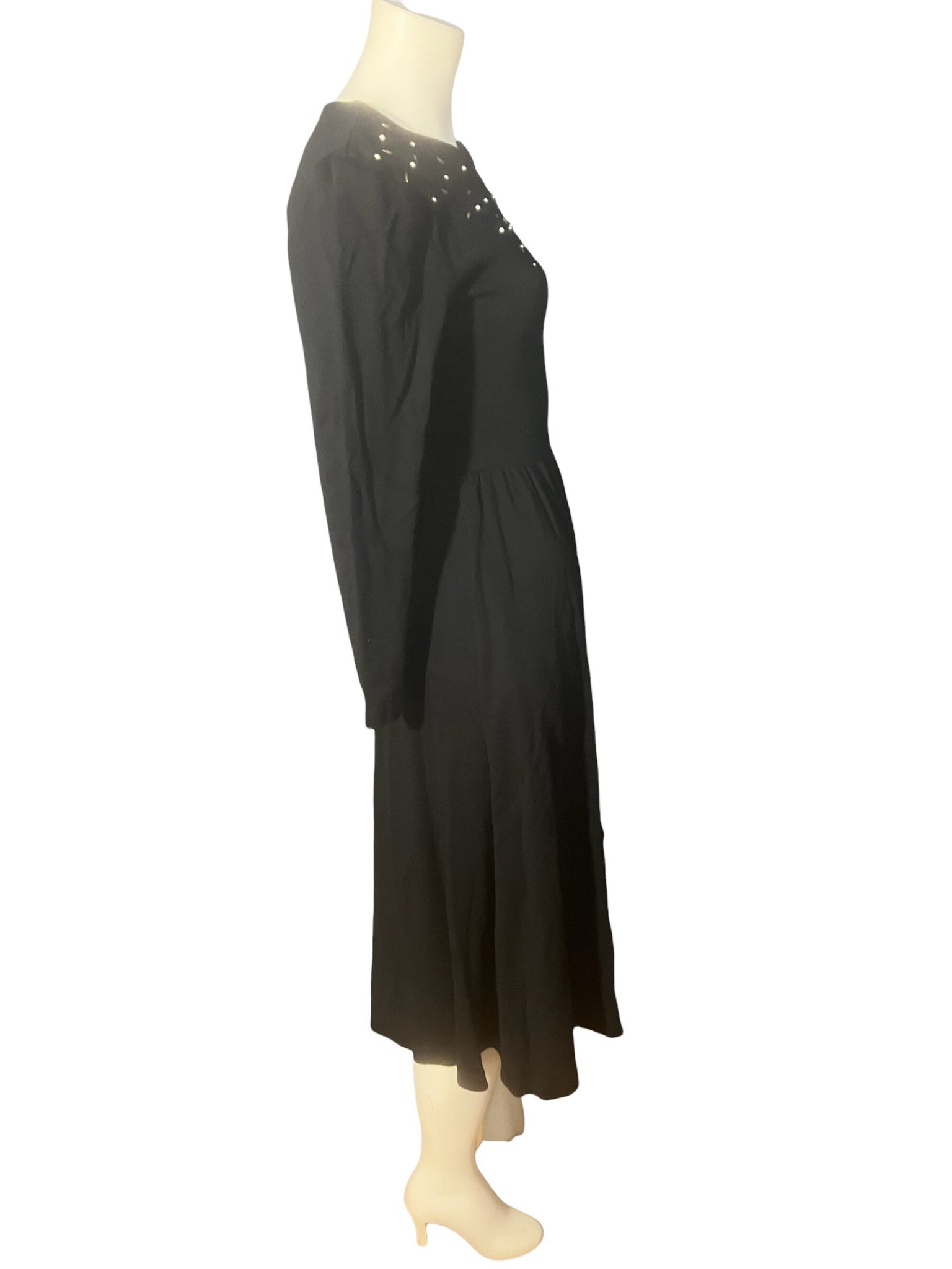 Vintage 80’s Expo black cotton dress 6